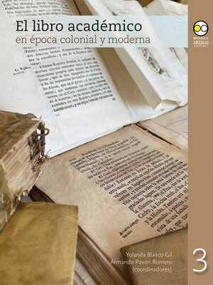 cover image of El libro académico en época colonial y moderna